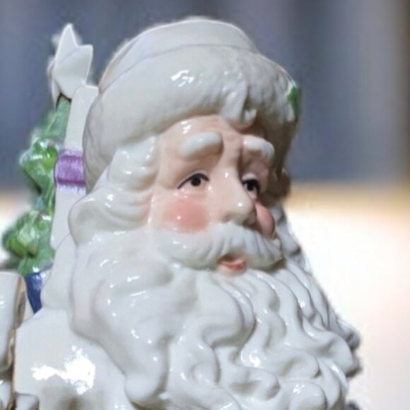 1995 SAN FRANCISCO MUSIC BOX CO Victorian Father Christmas Musical Figure - Picture 8 of 12